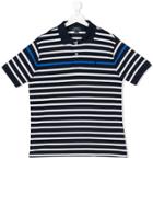 Ralph Lauren Kids Teen Striped Polo Shirt - Blue