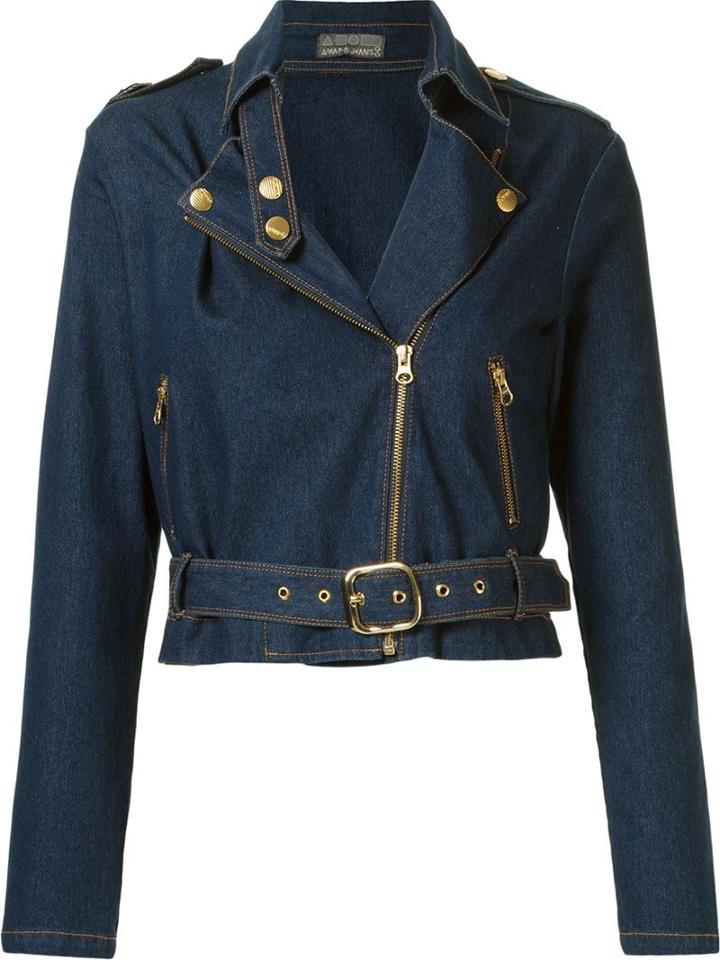 Amapô Belted Denim Jacket