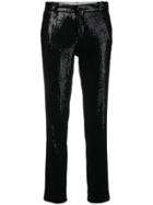 Each X Other Sparkling Cropped Trousers - Black