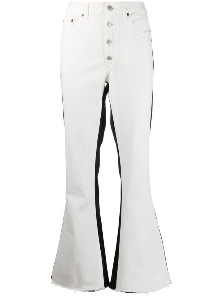 Mm6 Maison Margiela Monochrome Block Jeans - Black