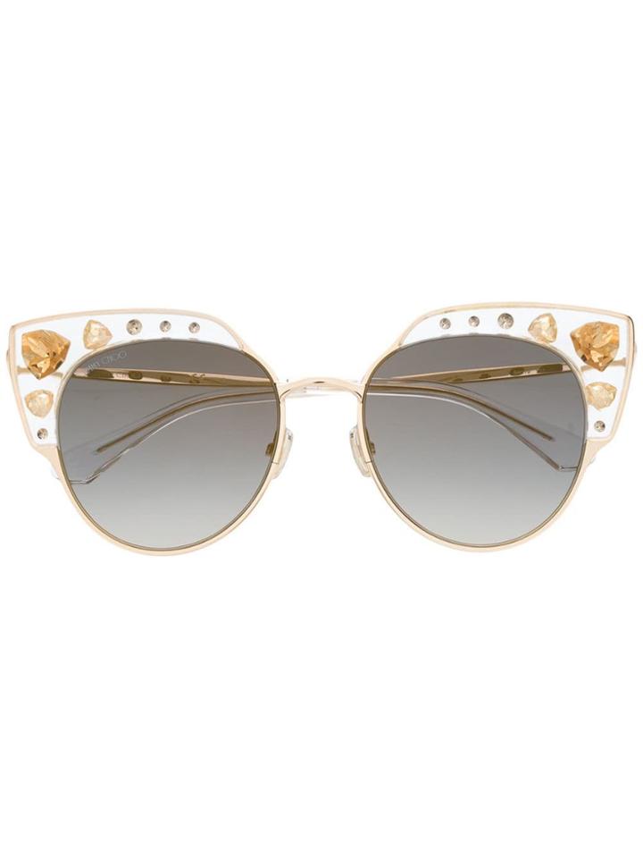Jimmy Choo Eyewear Audrey Sunglasses - Gold