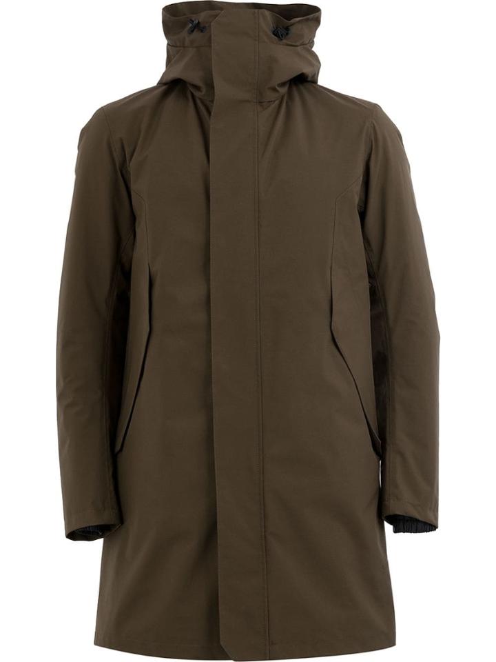 Herno Padded Mid-length Raincoat - Green