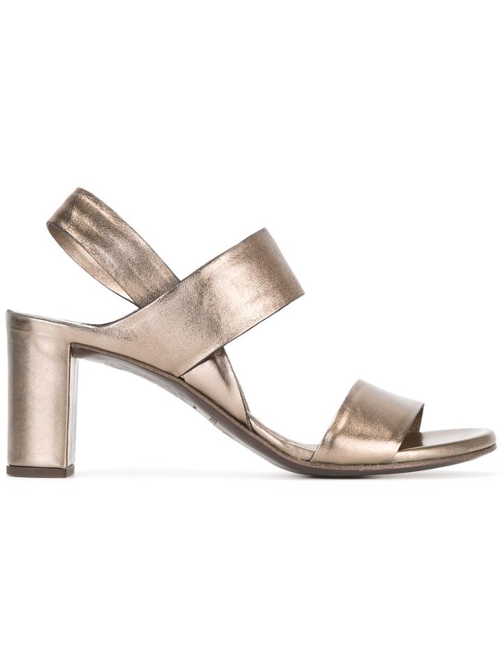 Del Carlo Pirite Sandals - Metallic