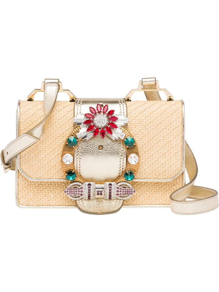 Miu Miu Lady Shoulder Bag - Neutrals