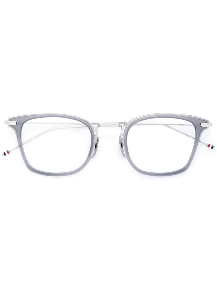 Thom Browne Eyewear Square-frame Glasses - Grey
