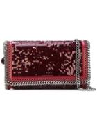Stella Mccartney - Falabella Crossbody Bag - Women - Polyester/artificial Leather/metal - One Size, Red, Polyester/artificial Leather/metal