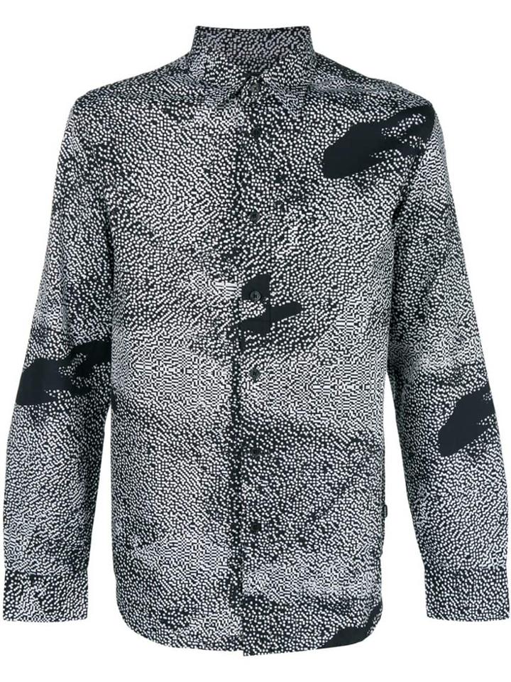Diesel Pixel Print Shirt - Black