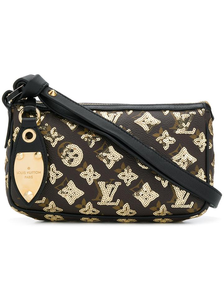Louis Vuitton Vintage Sequin Embellished Bag - Brown