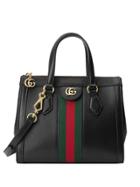 Gucci Stripe Detail Tote Bag - Black