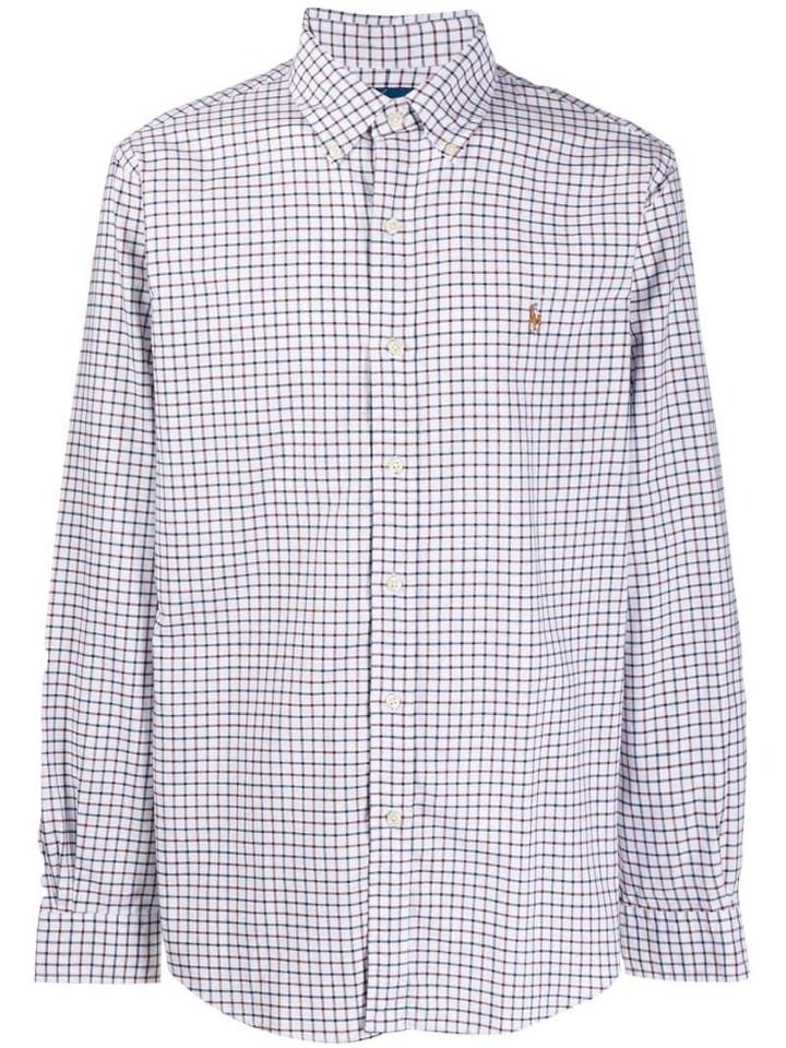 Polo Ralph Lauren Checked Cotton Shirt - White