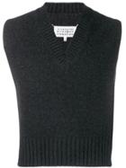 Maison Margiela V-neck Pullover - Grey