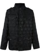 Ports 1961 Star Military Jacket, Men's, Size: 54, Black, Cotton/nylon/polyester