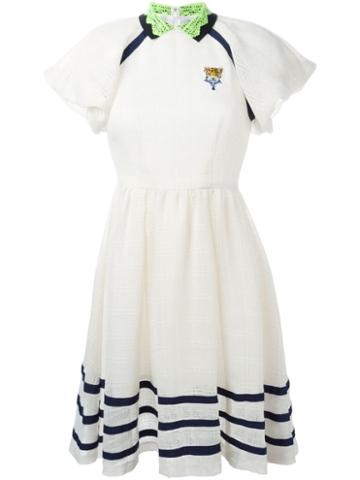 Tamaki Fujie Lace Collar Polo Dress