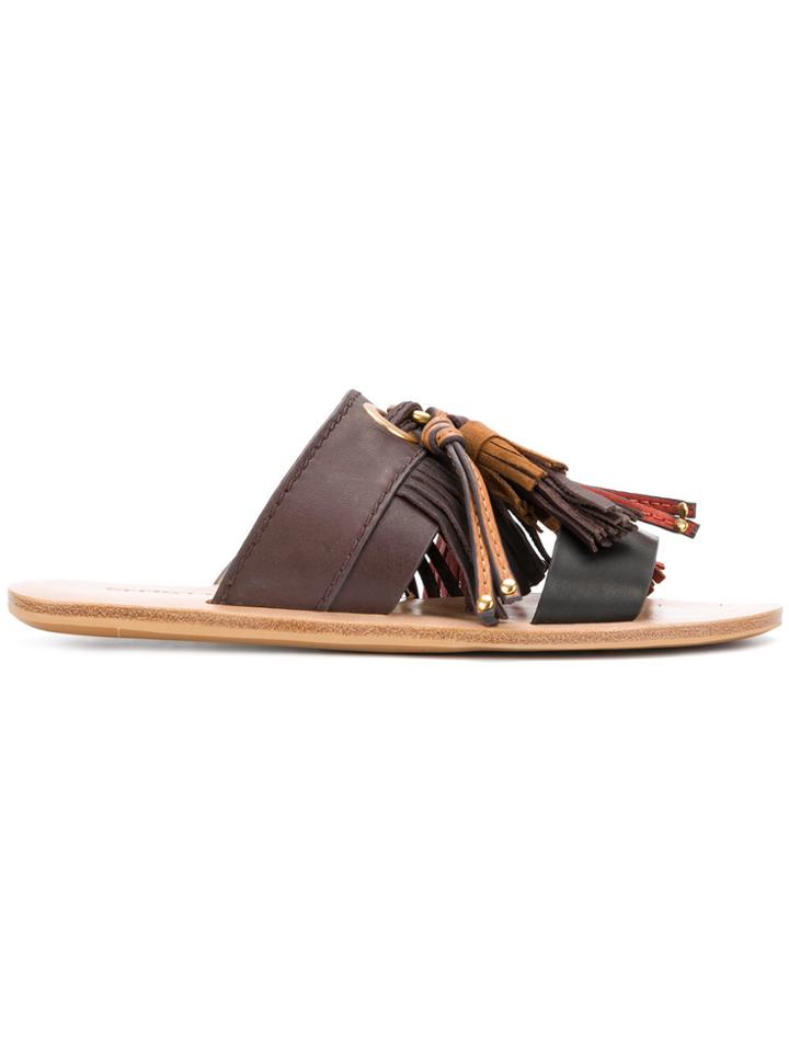 See By Chloé Tassel Sandals - Black