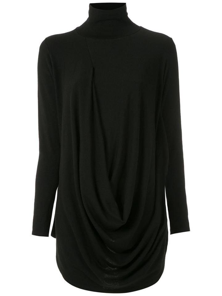 Uma Raquel Davidowicz Church Draped Blouse - Black