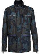 Philipp Plein Camouflage Jacket, Men's, Size: Xl, Green, Polyamide/nylon