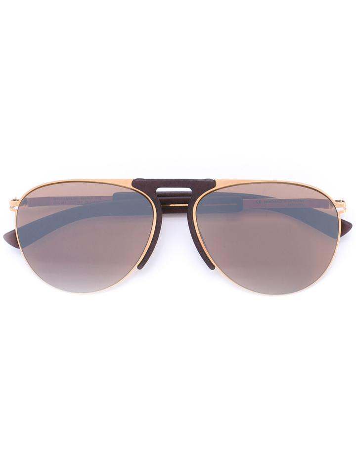 Mykita - Rye Sunglasses - Unisex - Metal - One Size, Brown, Metal