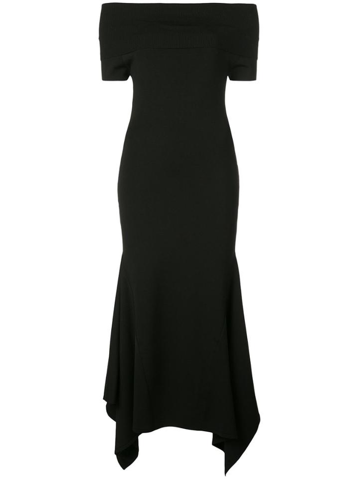 Solace London Savina Knitted Midi Dress - Black