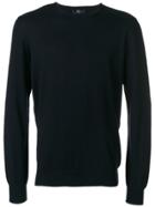 Fay Elbow Patch Jumper - Black