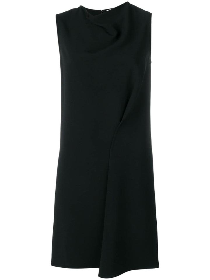 Victoria Beckham Side Drape Tunic - Black