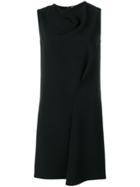 Victoria Beckham Side Drape Tunic - Black