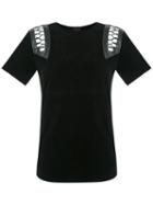 Andrea Bogosian - Suede Top - Women - Chamois Leather/leather - M, Black, Chamois Leather/leather