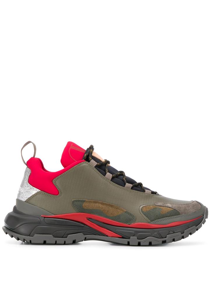 Valentino Valentino Garavani Trekking Low-top Sneakers - Green