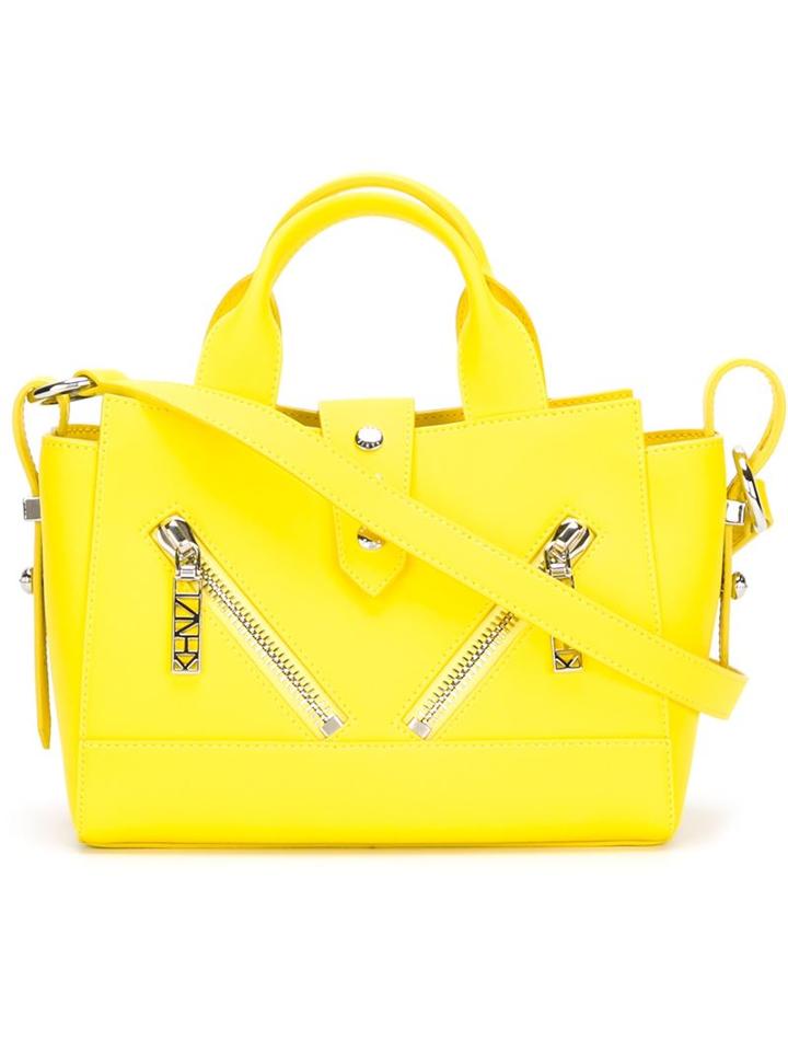 Kenzo Kalifornia Tote, Women's, Yellow/orange, Leather