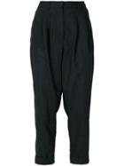Mm6 Maison Margiela Casual Tailoring Wool Trousers - Grey
