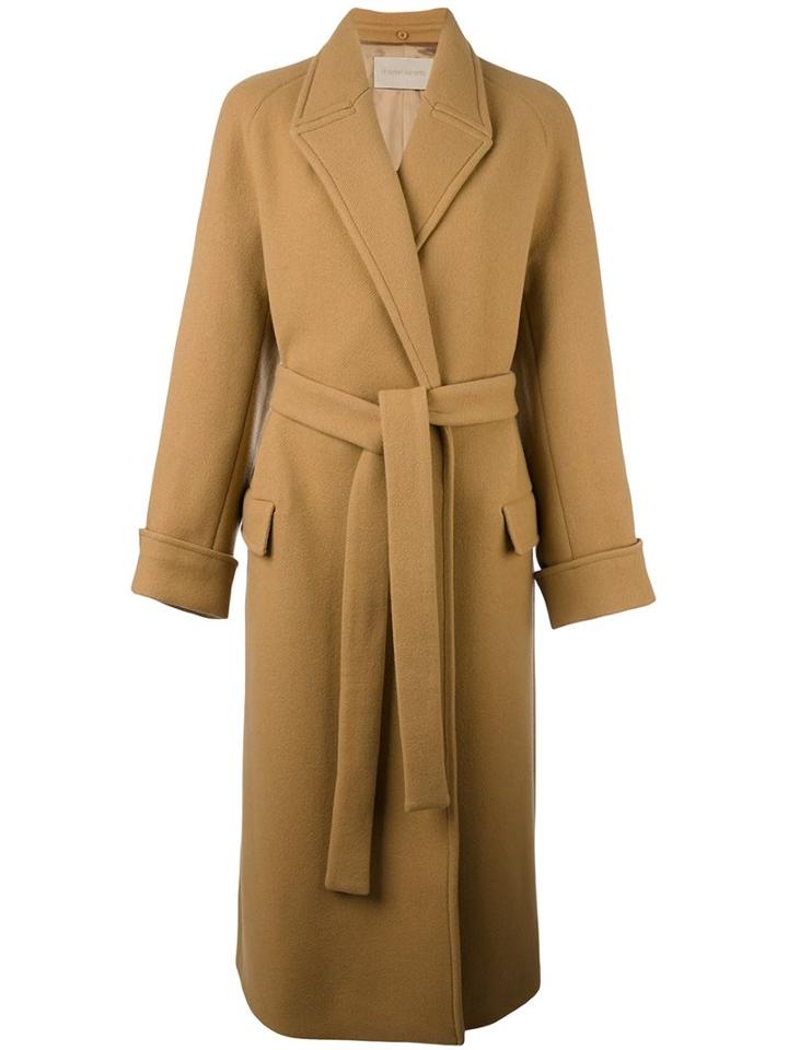 Christian Wijnants 'jack' Coat, Women's, Size: 36, Nude/neutrals, Polyamide/polyester/viscose/virgin Wool