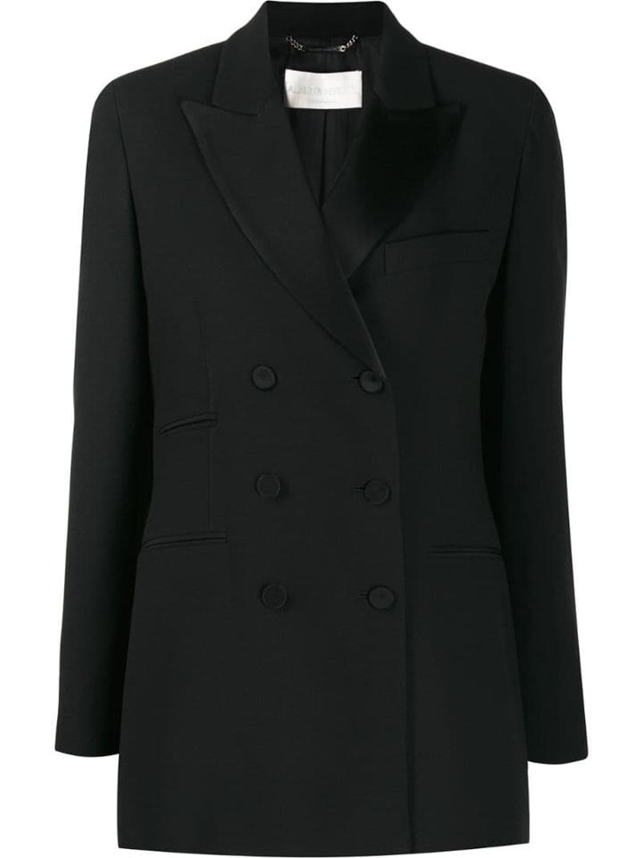 Alberta Ferretti Double-breasted Blazer - Black