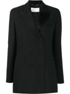 Alberta Ferretti Double-breasted Blazer - Black