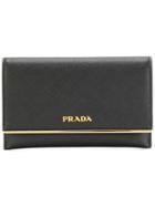 Prada Saffiano Card Case - Black