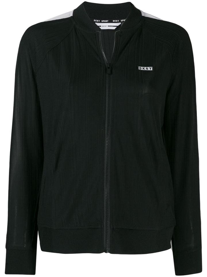 Dkny Jersey Track Jacket - Black