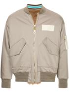 A(lefrude)e Shearling Bomber Jacket - Neutrals