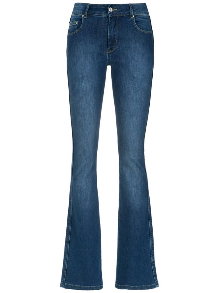 Amapô Flared Denim Trousers - Blue