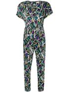 Versace Pre-owned Pop Art Print Jumpsuit - Black