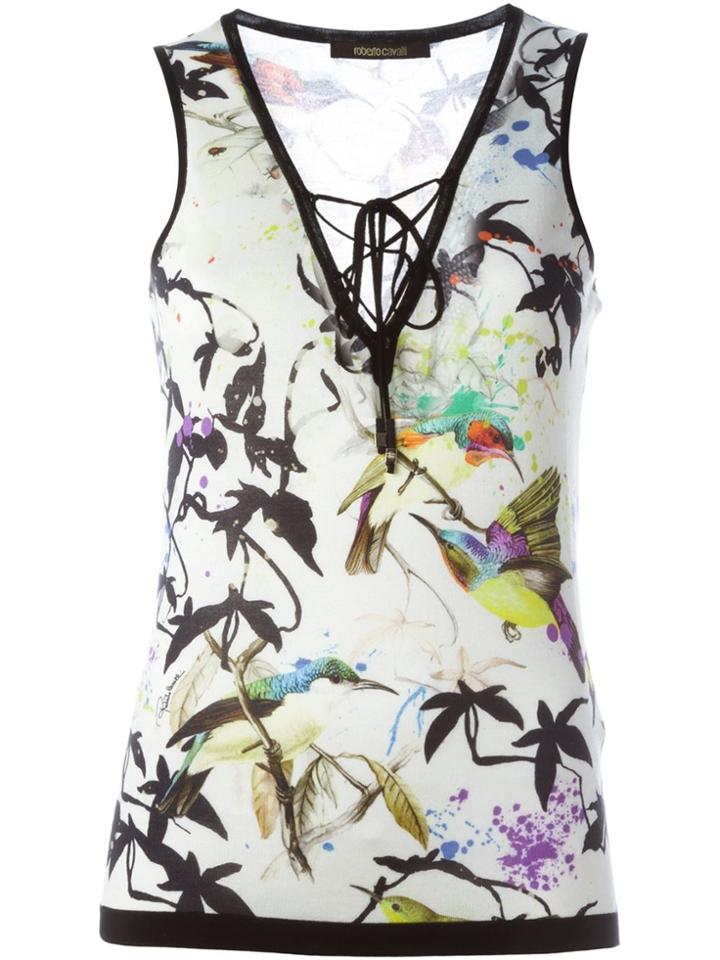 Roberto Cavalli Bird Print Tank Top - Multicolour