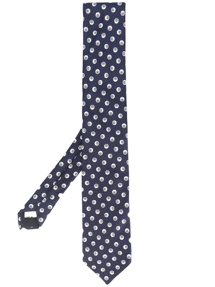 Lardini Polka Dot Tie - Blue