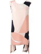 Marni Colour Block Asymmetric Dress - Black