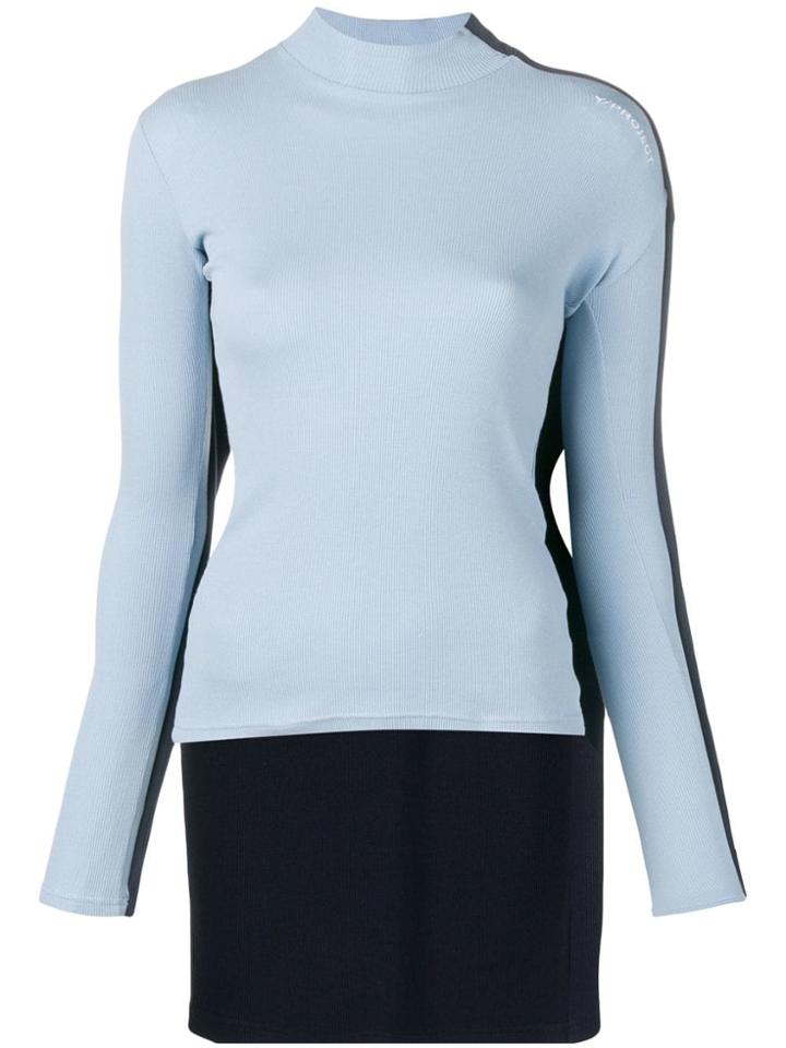 Y / Project Double Jersey Sweater - Blue