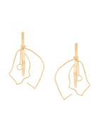 Christian Wijnants Emre Earrings - Metallic