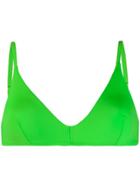 Natasha Zinko Classic Fitted Bikini Top - Green