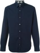 Burberry Long-sleeved Shirt - Blue