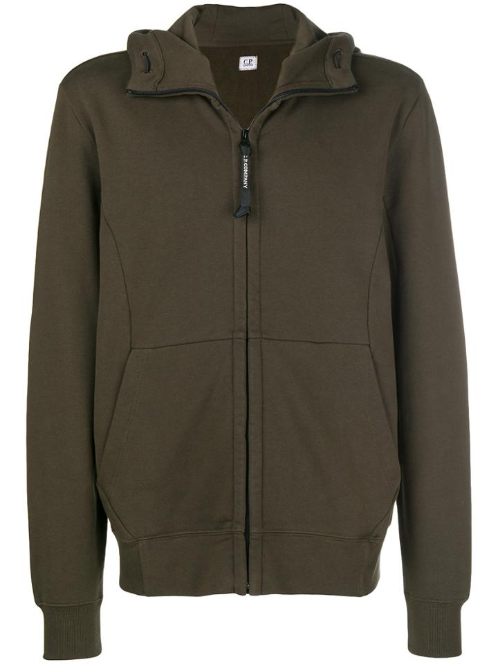 Cp Company Full-zipped Hoodie - Green