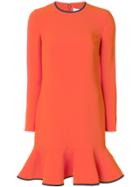 Victoria Victoria Beckham Flared Mini Dress - Yellow & Orange