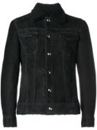 Philipp Plein Raw Edge Shirt Jacket - Black