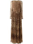Dolce & Gabbana Leopard Print Long Dress - Nude & Neutrals