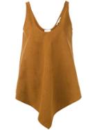 Stella Mccartney - Aria Top - Women - Polyamide - 42, Women's, Brown, Polyamide