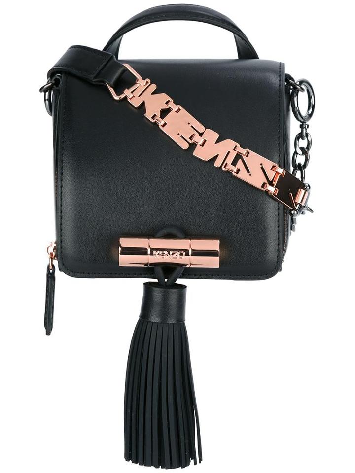 Kenzo Sailor Bag, Women's, Black, Leather